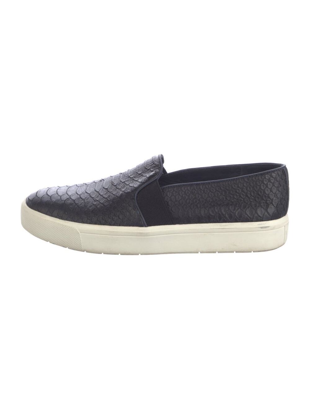 Vince Leather flats faux sneakskin Black size 6.0